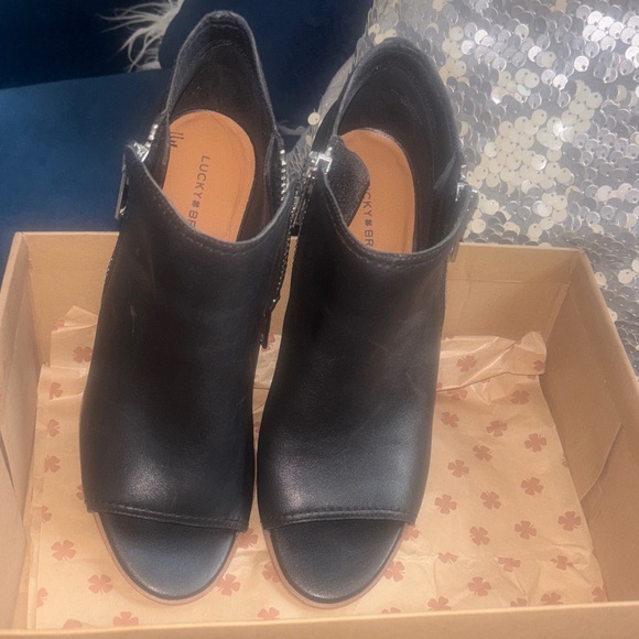 Lucky Brand Shoes - Lucky Brand Black Ankle Booties